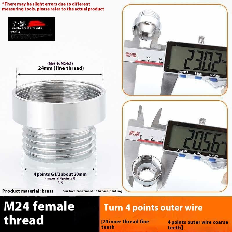 Minimally Designed Kitchen Faucet Adapter Accessories