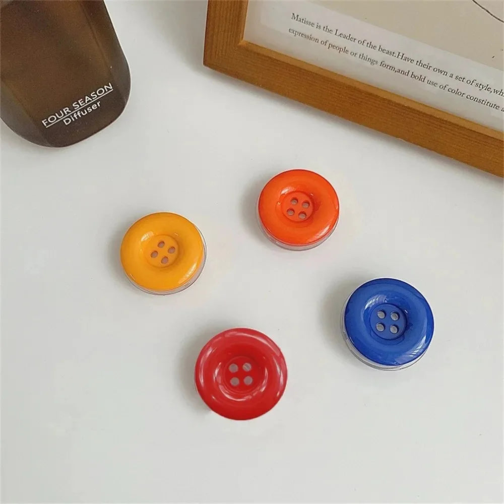 New 3D Simulated Button Phone Stand Cute Phone Grip Adhesive Retractable Phone Stand Adhesive Phone Stand