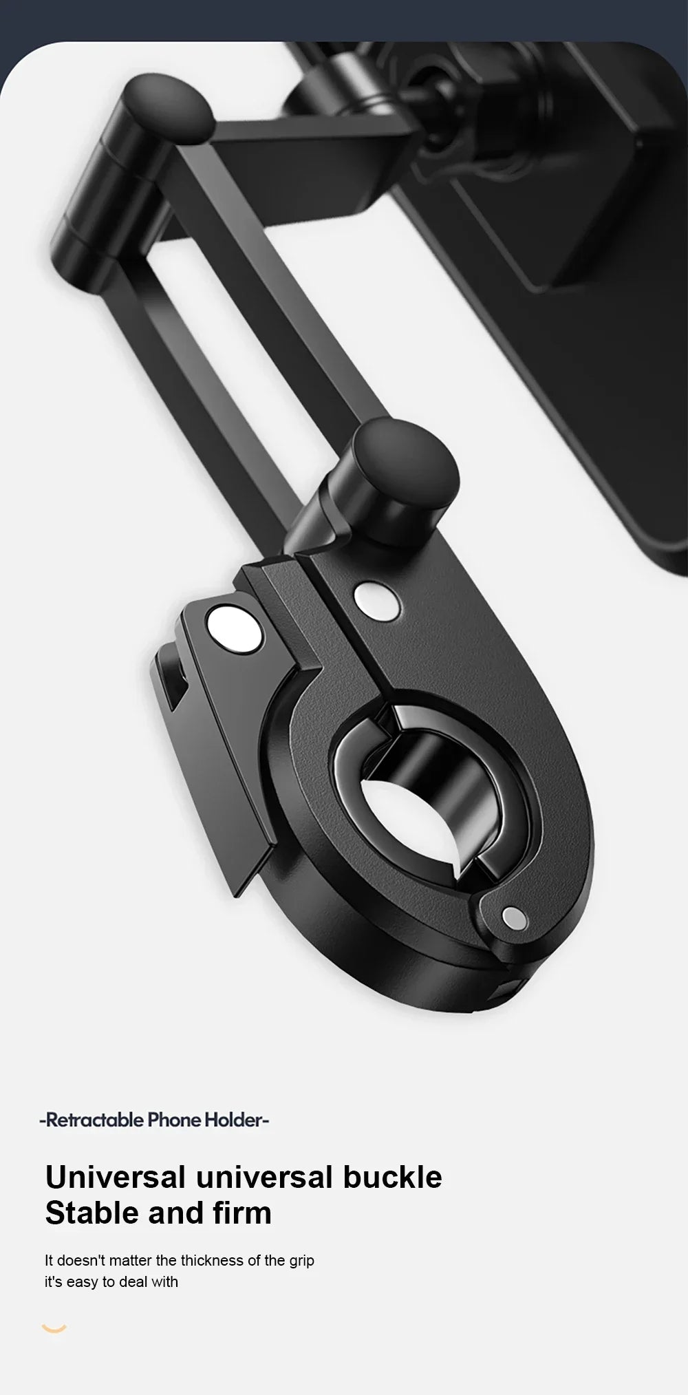 2024 New Motorcycle Phone Stand Waterproof Universal Bicycle Rotation 360 ° Adjustable Motorcycle Phone Stand