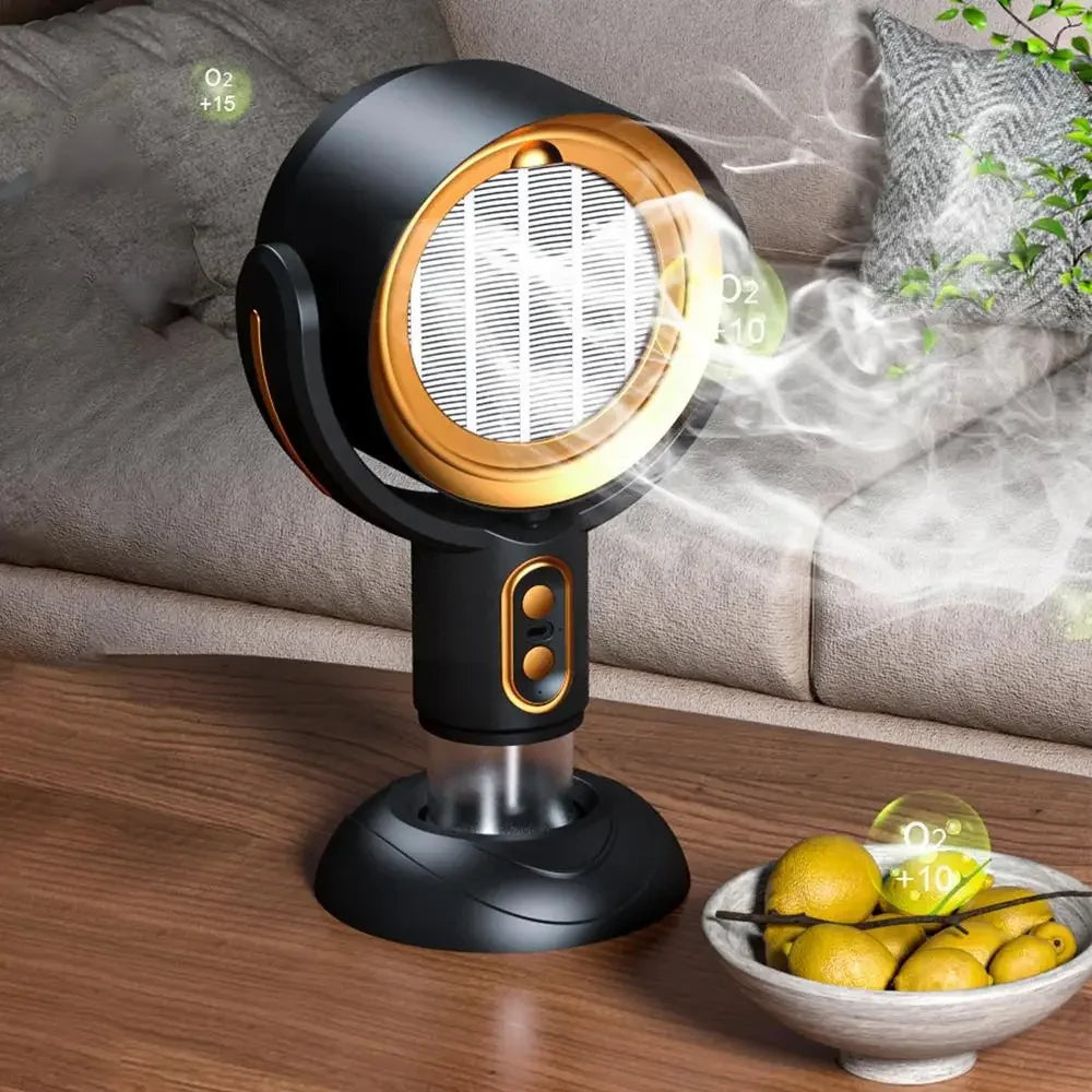 Portable Range Hood for Cooking Table Range Hood Vent Kitchen Hoods 2 Speed Exhaust Fan Retractable Negative Ion Air Purifier