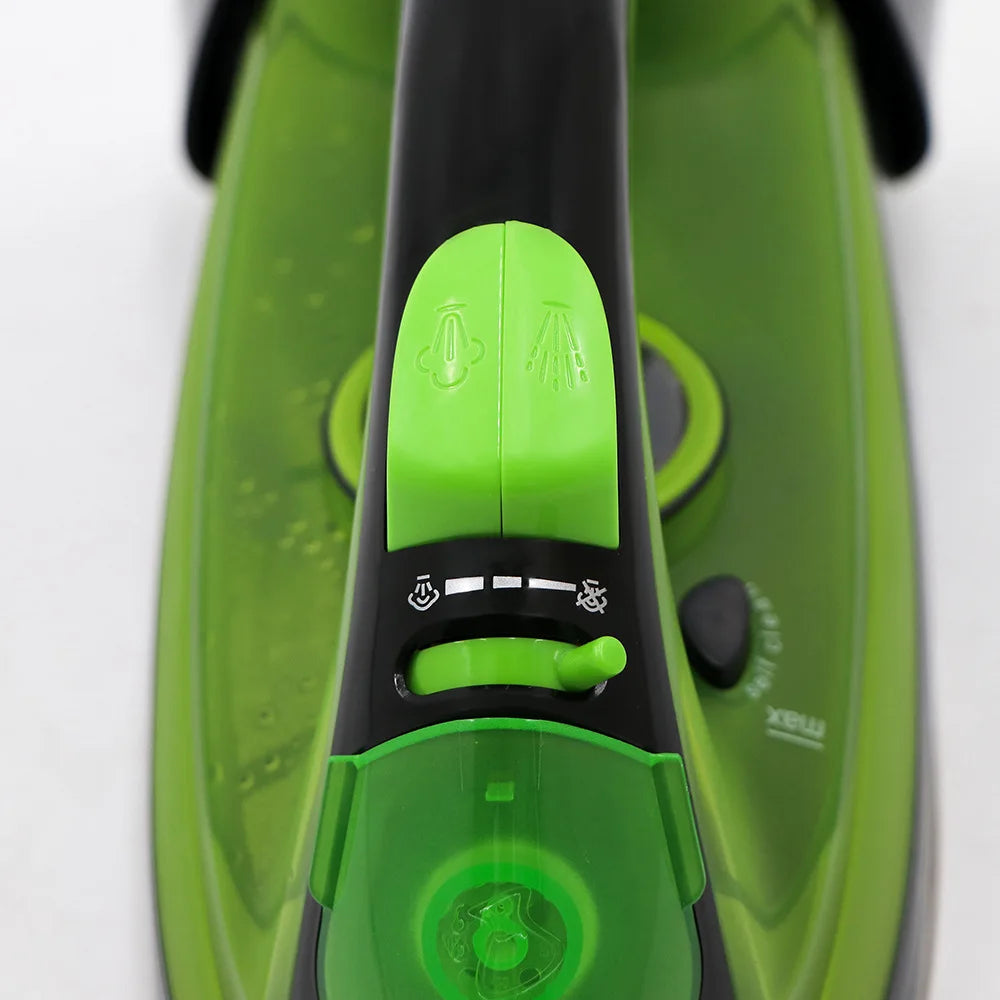 Steam Iron for Clothes,220V 2400W Handheld Electric Iron ,Wireless, Adjustable Temperature,Titanium Infused Ceramic Soleplate