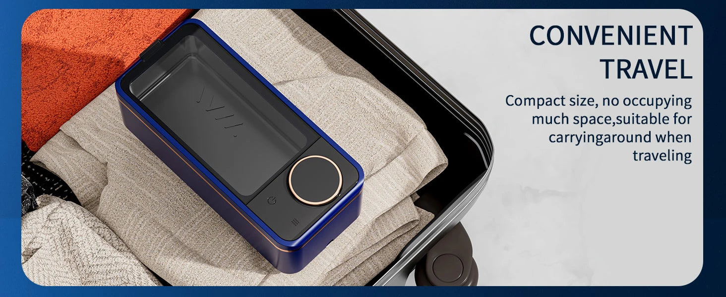 Ultrasonic 55KHZ Cleaning Machine Soundwave Technology Deep Cleaning Appliance for Glasses Dentures Jewelry Makeup Brushes