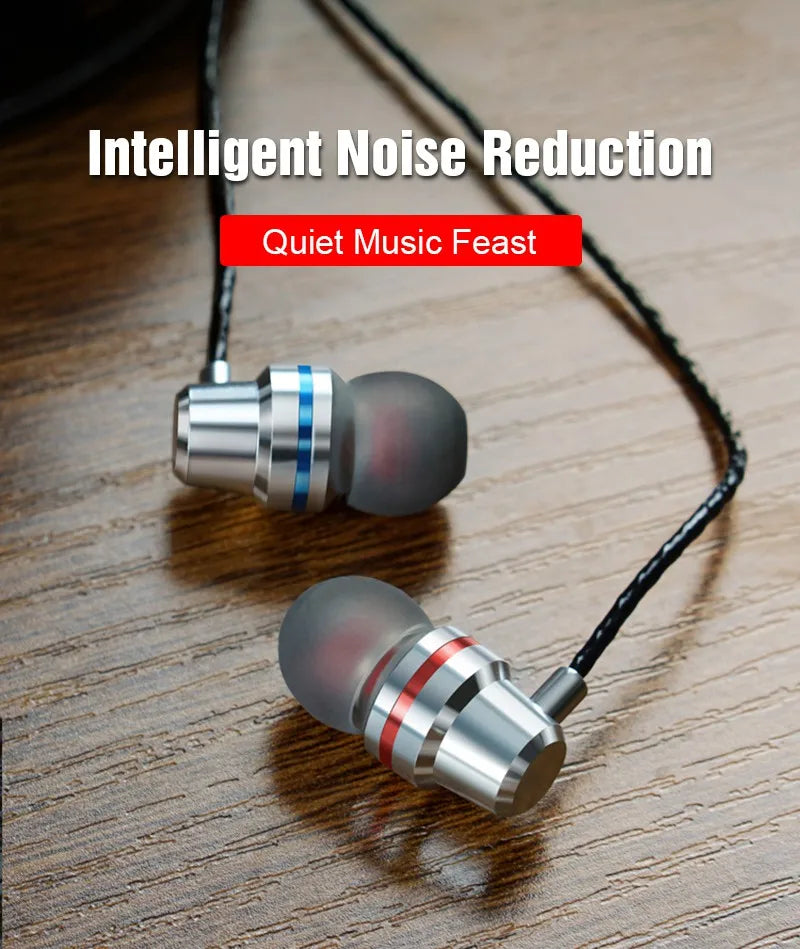 New Wired Headset In-Ear Headset For Android Phones 3.5MM In-Ear Geadset And Microphone Stereo Headset Universal Headset