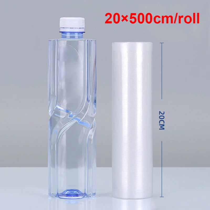 Food Vacuum Storage Packaging Bags for Vacuum Sealer Meat Fruit Vegetable Vacuum Sealer Bags Rolls 12/15/20/25/30cm 500cm/roll