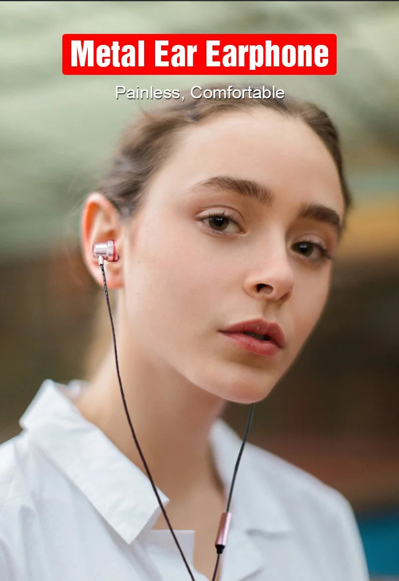 New Wired Headset In-Ear Headset For Android Phones 3.5MM In-Ear Geadset And Microphone Stereo Headset Universal Headset