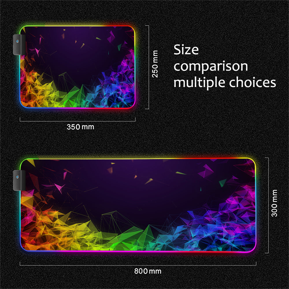 Luminous Mouse RGB Mouse LED Gaming Large Office Desk Pad