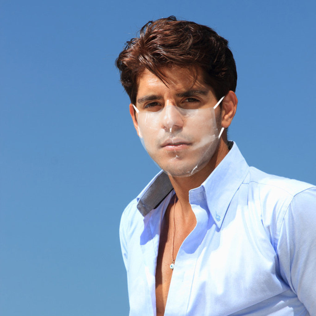 Trendy Fashion New Washable And Reusable Full Transparent Mask Children&