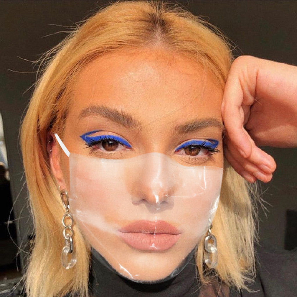 Trendy Fashion New Washable And Reusable Full Transparent Mask Children&