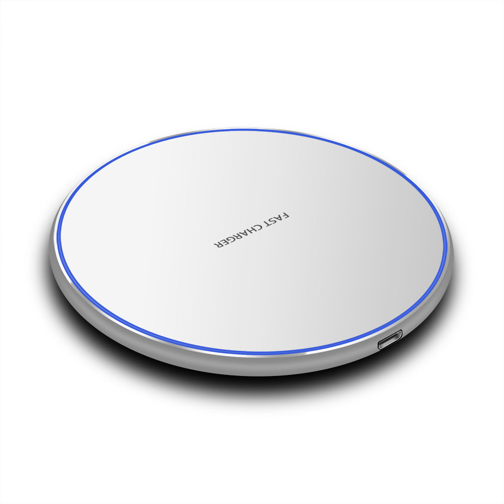 Metal QI Wireless Charger 10W Ultra-thin Wireless Charger Suitable For Cross-border QI Mobile Phone Products