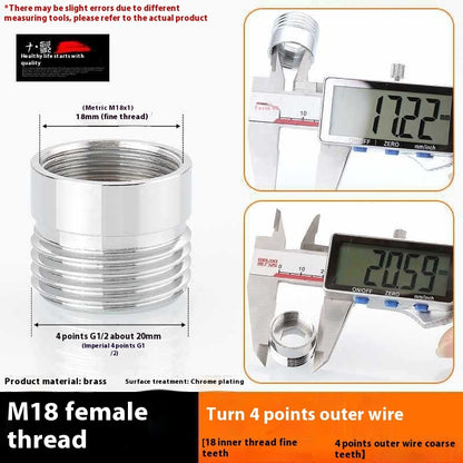 Minimally Designed Kitchen Faucet Adapter Accessories