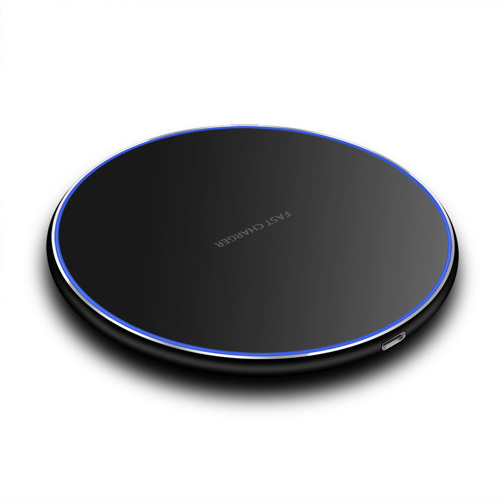 Metal QI Wireless Charger 10W Ultra-thin Wireless Charger Suitable For Cross-border QI Mobile Phone Products