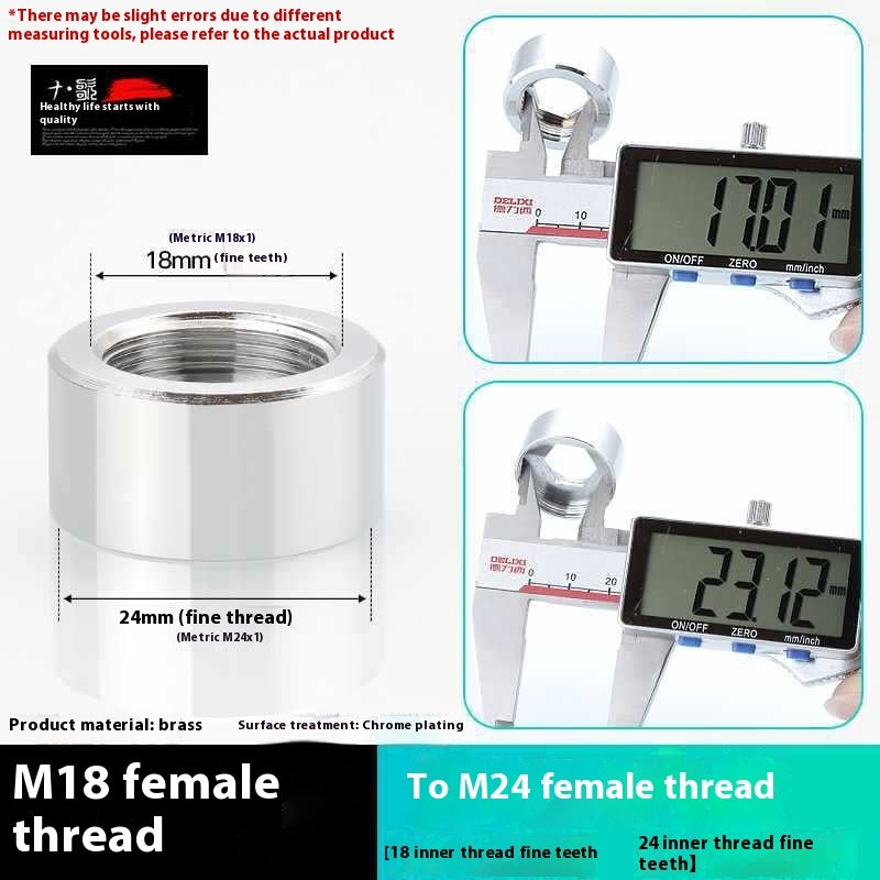 Minimally Designed Kitchen Faucet Adapter Accessories