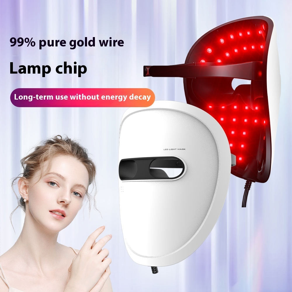 Rechargeable Mask Face LED Color Light Domestic Beauty Apparatus
