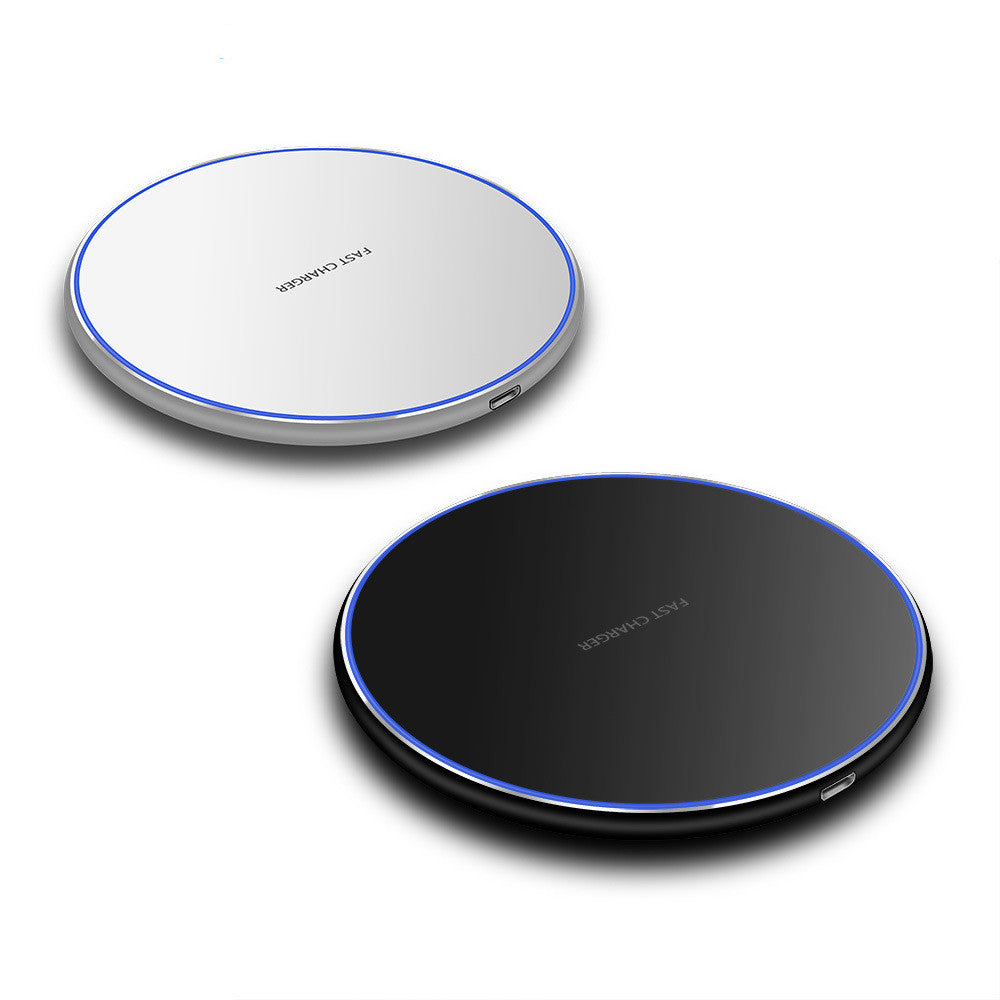 Metal QI Wireless Charger 10W Ultra-thin Wireless Charger Suitable For Cross-border QI Mobile Phone Products