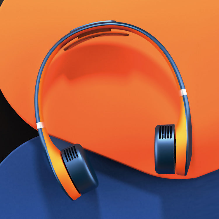 Mini Leafless Lazy Neck Massager Shoulder And Neck Massager Hanging Neck Fan