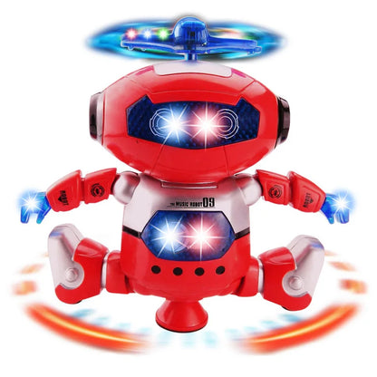 Space Dancer Smart Humanoid Robot Toy With Light Sound Music Children Pet Electronics Walking Toys for Boy Kids Gift