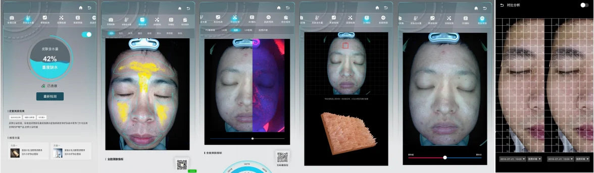 2025 Professional 3D Magic Mirror Skin Analyzer: Advanced Monitor, Detector &amp; Camera for Facial Machines, Perfect for Salon Skin