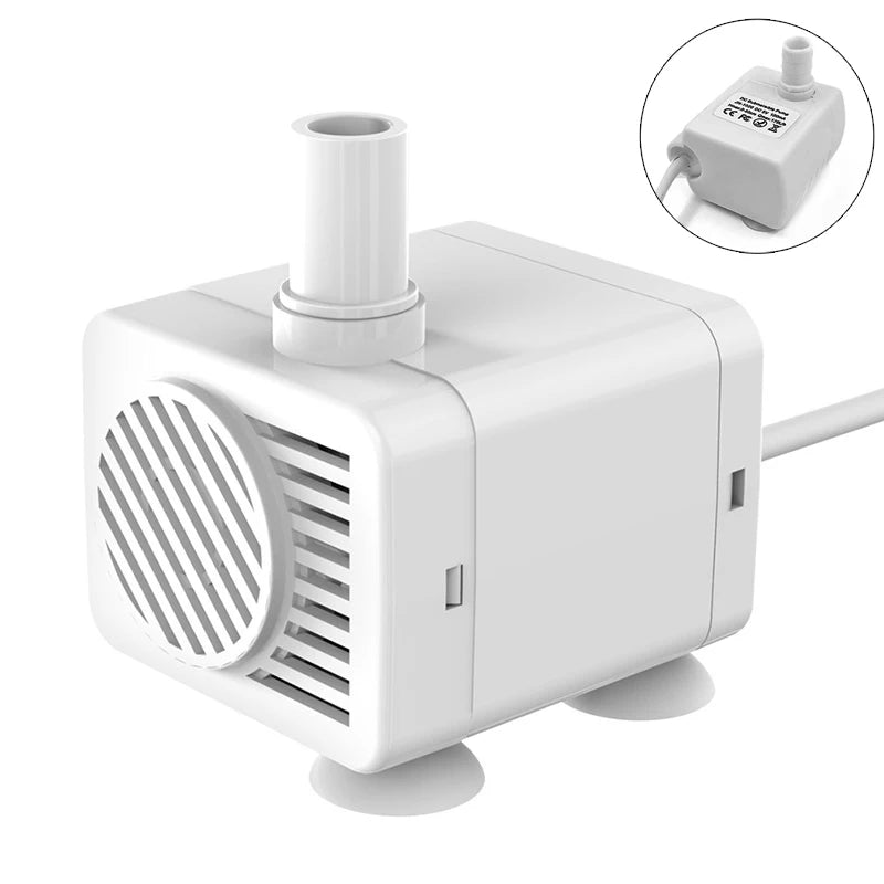 Water Pump Cats Dog Drinking Fountain Bowl Brushless Submersible pump Auto Drinker Accessories For Xiaomi Cat Drink Pump LED