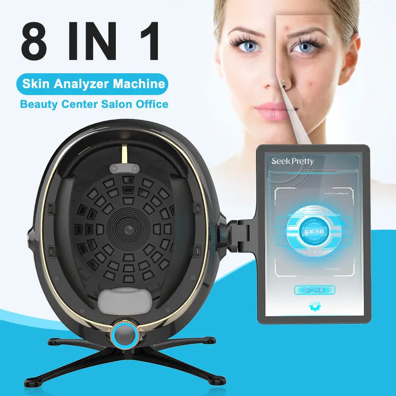 2025 Professional 3D Magic Mirror Skin Analyzer: Advanced Monitor, Detector &amp; Camera for Facial Machines, Perfect for Salon Skin
