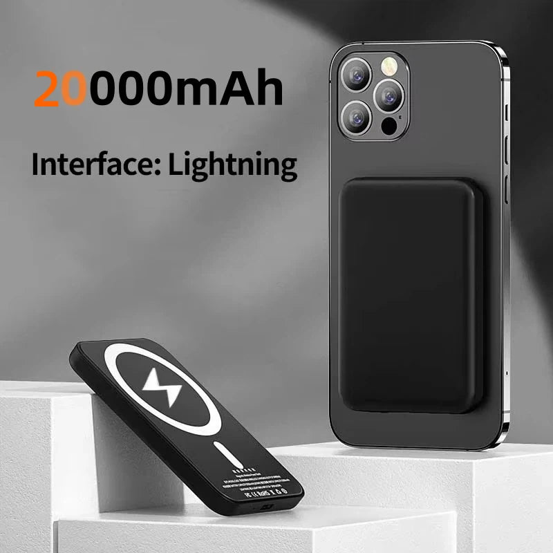 50000mAh Magnetic Power Bank Wireless PD22.5W Fast Charger For Magsafe Portable Wireless Charger For iPhone Xiaomi Spare Battery