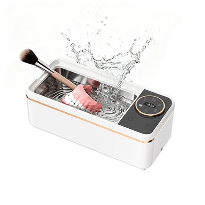 Ultrasonic 55KHZ Cleaning Machine Soundwave Technology Deep Cleaning Appliance for Glasses Dentures Jewelry Makeup Brushes