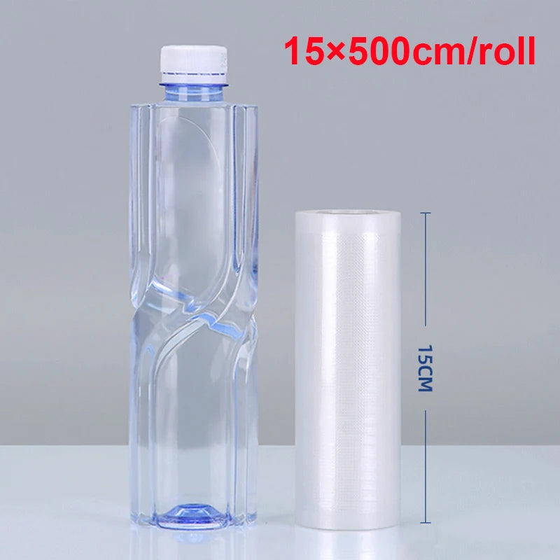 Food Vacuum Storage Packaging Bags for Vacuum Sealer Meat Fruit Vegetable Vacuum Sealer Bags Rolls 12/15/20/25/30cm 500cm/roll
