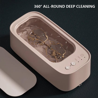 Ultrasonic Jewelry Eyeglasses Watches Cleaner Cleaning Machine 45KHZ with 500ML Sink for Eyeglass/Braces/Comb/Razor/Makeup Brush