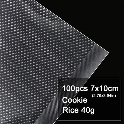 Food Vacuum Sealer Bags 100pcs for Kitchen Sous Vide Food Saver Storage Bag BPA-Free Vacuum Package Bags Kitchen Tool