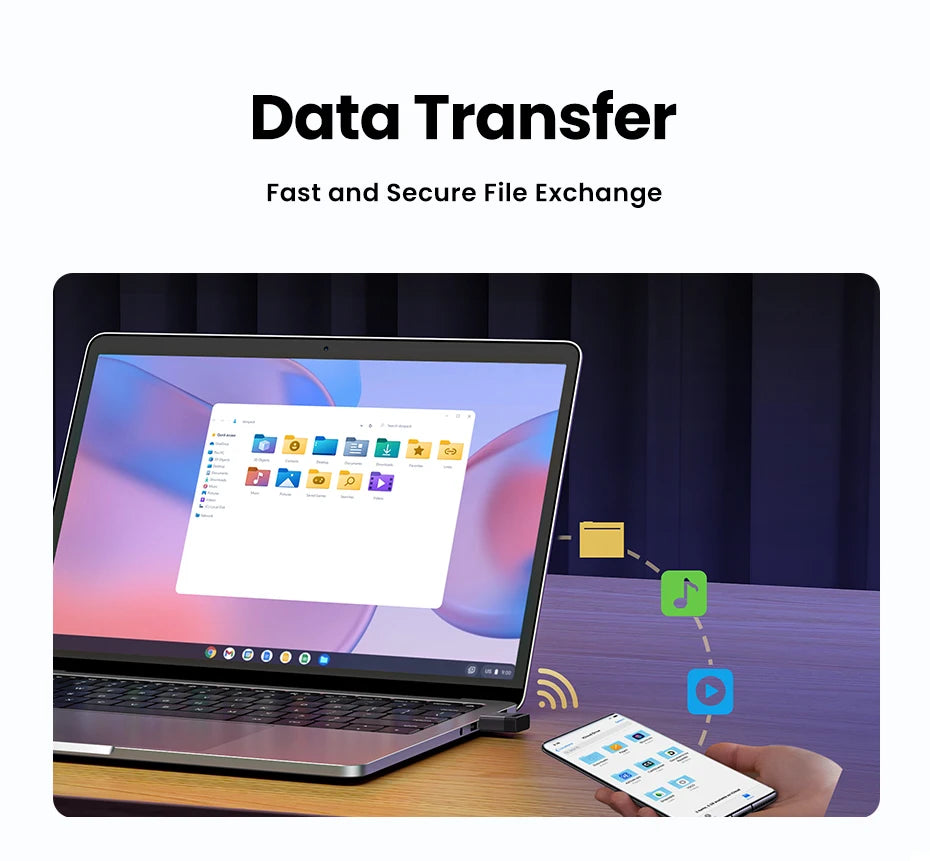 USB Bluetooth Adapter Bluetooth Dongle 5.4 Adapter for PC Bluetooth Receiver &amp; Transmitter for Bluetooth Keyboard/Mouse