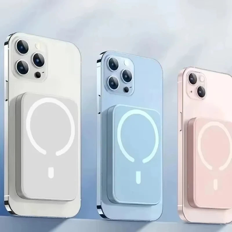 50000mAh Magnetic Power Bank Wireless PD22.5W Fast Charger For Magsafe Portable Wireless Charger For iPhone Xiaomi Spare Battery