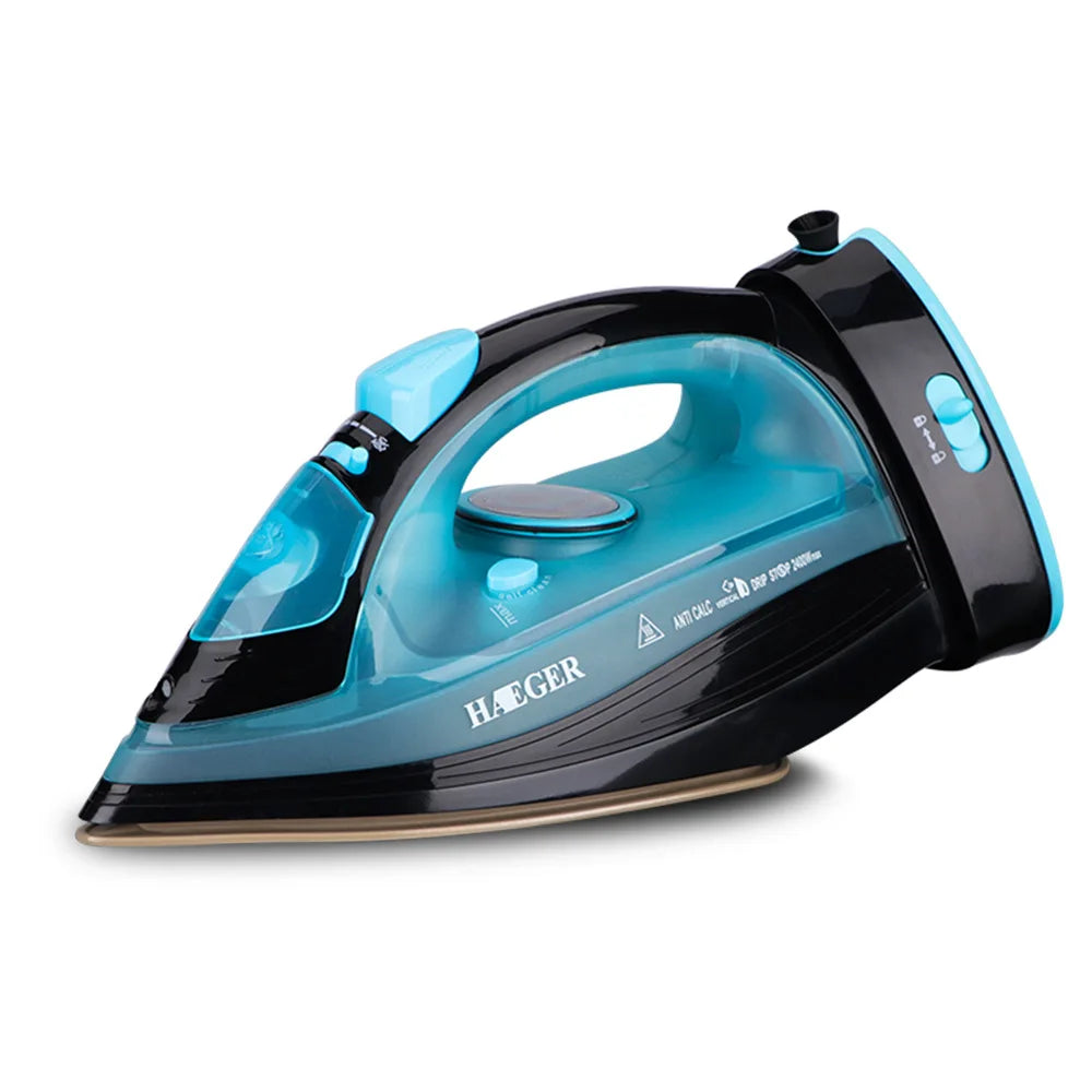 Steam Iron for Clothes,220V 2400W Handheld Electric Iron ,Wireless, Adjustable Temperature,Titanium Infused Ceramic Soleplate