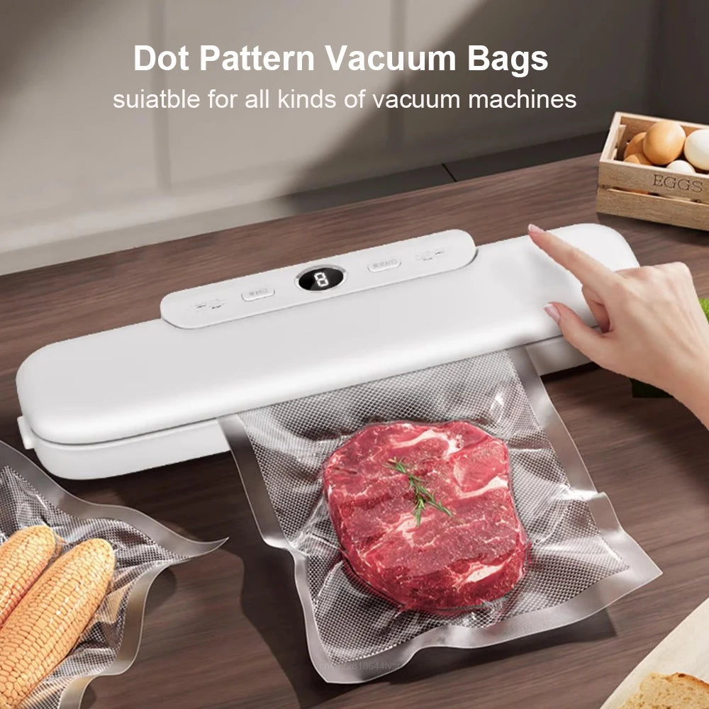 Food Vacuum Storage Packaging Bags for Vacuum Sealer Meat Fruit Vegetable Vacuum Sealer Bags Rolls 12/15/20/25/30cm 500cm/roll