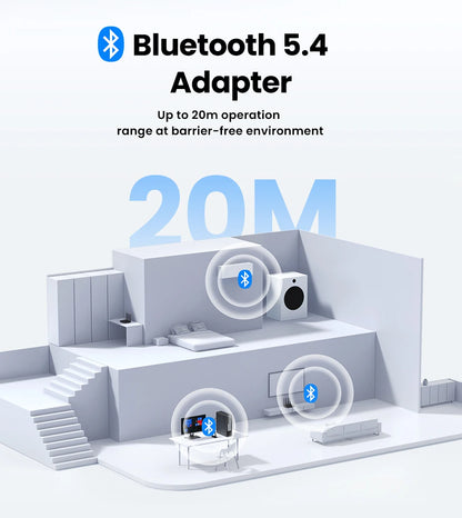 USB Bluetooth Adapter Bluetooth Dongle 5.4 Adapter for PC Bluetooth Receiver &amp; Transmitter for Bluetooth Keyboard/Mouse