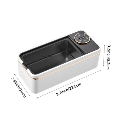 Ultrasonic 55KHZ Cleaning Machine Soundwave Technology Deep Cleaning Appliance for Glasses Dentures Jewelry Makeup Brushes