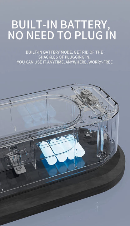 250mAh Ultrasonic Glasses Cleaning Machine Ultrasound Timed jewelry toothbrush High Frequency Ultrasonic Cleaner Bath 2026