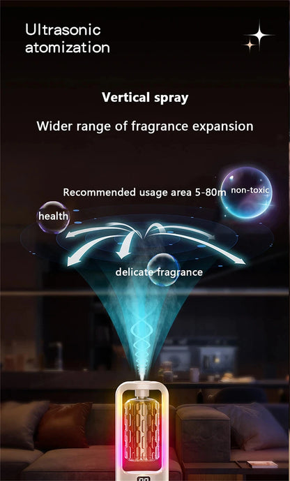 Aroma Diffuser Humidifier 5 GearFragrance Essential Oil Aromatherapy Machine Air Freshener Hotel Bedroom Toilet Deodorization