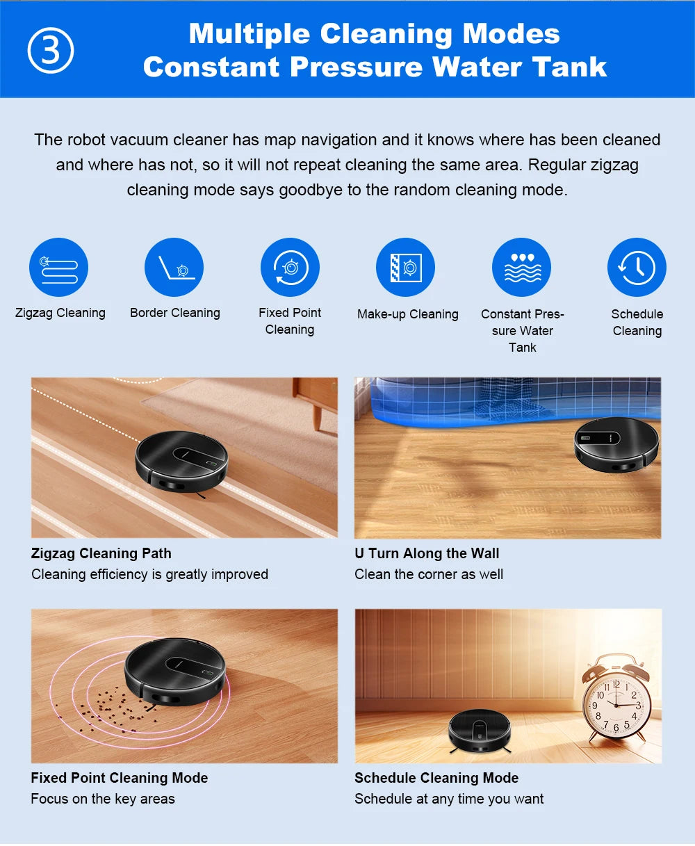   (promo code:   AEEU55 )Robot Vacuum Cleaner And Wet Mop 2-in-1 LIECTROUX N7S-U,Smart Mapping,WiFi App,4000Pa,BLDC Motor,Ideal for Pet Hair,Carpet,Floor