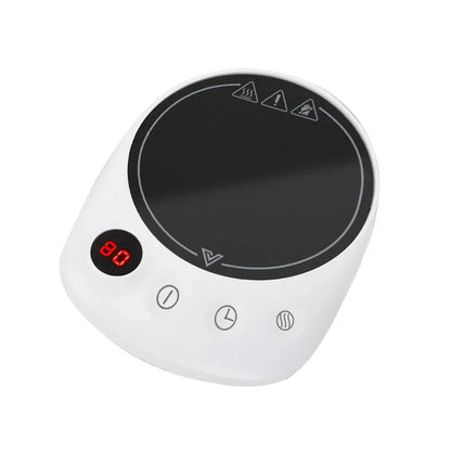 200W Electric Beverage Heating Plate Smart Milk Tea Coffee Cup Mug Warmer for Desk 5 Temperatures with Timer Automatic Shut Off