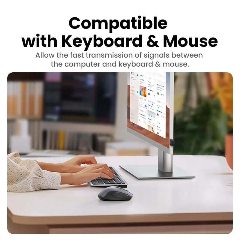 USB Bluetooth Adapter Bluetooth Dongle 5.4 Adapter for PC Bluetooth Receiver &amp; Transmitter for Bluetooth Keyboard/Mouse