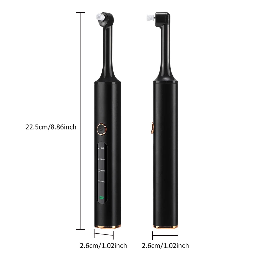 Rotatable Electric Tooth Polisher Teeth Whitening Strips Set Plaque Tartar Remover Dental Stone Cleaner Teeth Cleaning Polishing