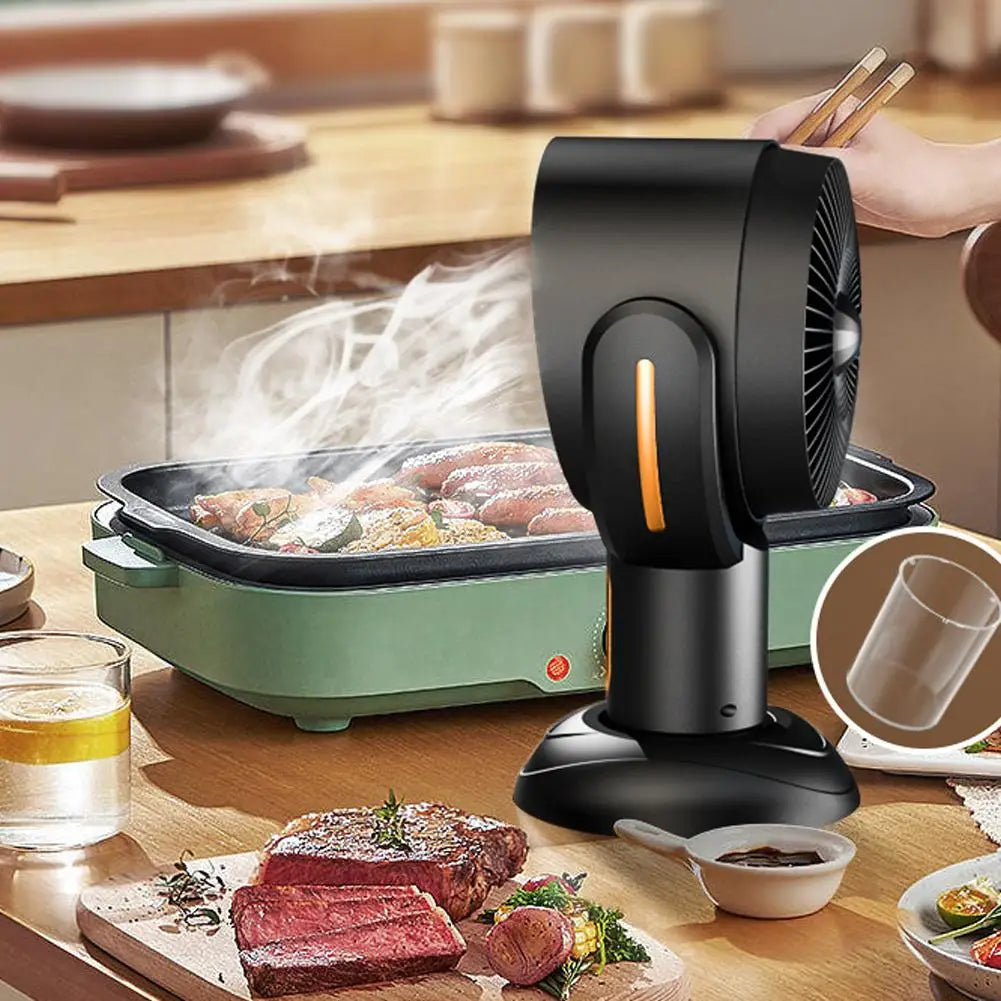 Portable Exhaust Hood Desktop Range Hood 2 Speed USB Powered Portable Kitchen Exhaust Fan Barbecue Large Suction Cooker Hood