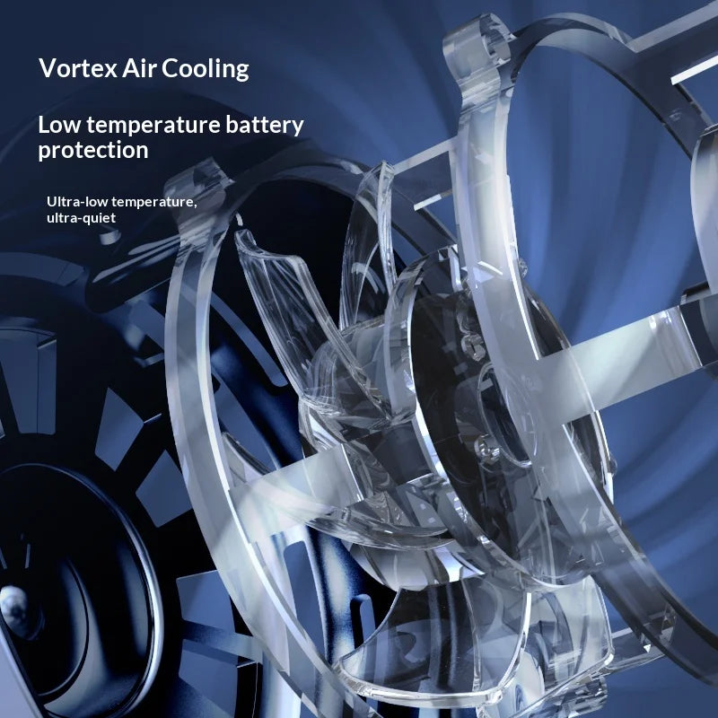 Qi2.2 25W Air-Cooling Car Magnetic Wireless Charger LED Light Phone Stand For Magsafe iPhone 17~12 Pro Max Fast Charging Station