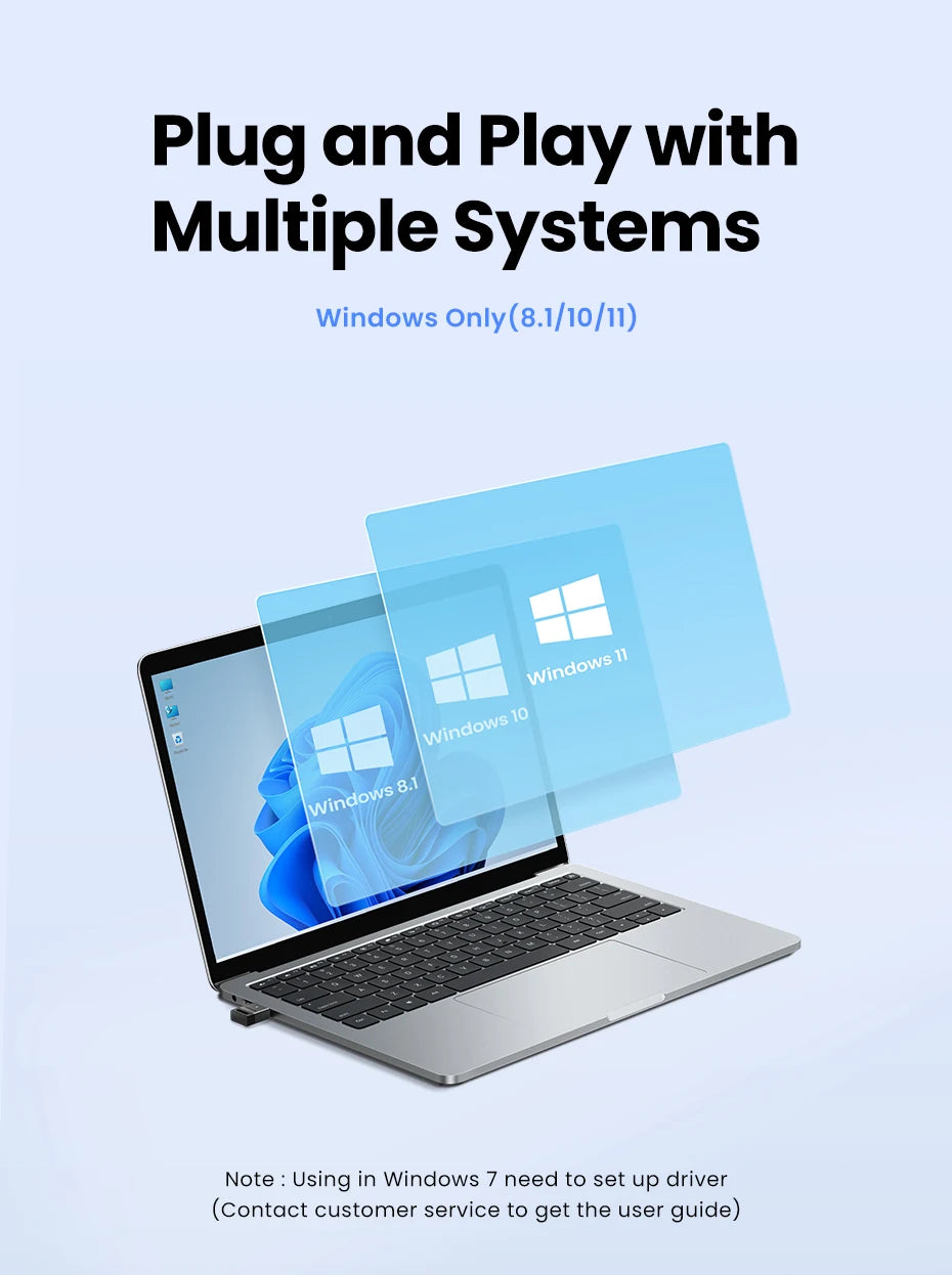 USB Bluetooth Adapter Bluetooth Dongle 5.4 Adapter for PC Bluetooth Receiver &amp; Transmitter for Bluetooth Keyboard/Mouse