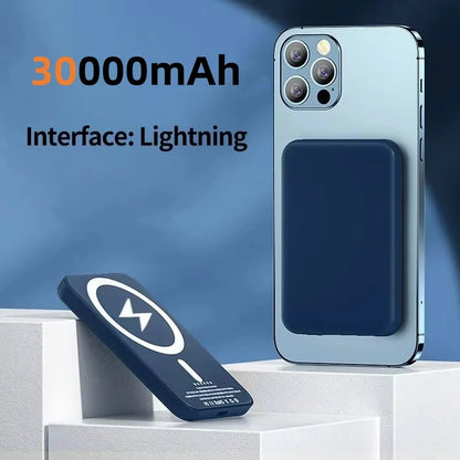50000mAh Magnetic Power Bank Wireless PD22.5W Fast Charger For Magsafe Portable Wireless Charger For iPhone Xiaomi Spare Battery