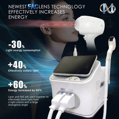 2025 Professional 808nm Epilator 4000W Painless Ice Platinum Diode Laser Hair Removal Machine 4 Wavelength Home Use And Salon
