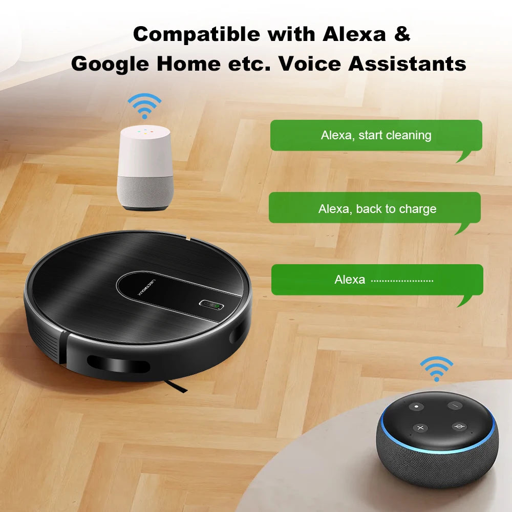   (promo code:   AEEU55 )Robot Vacuum Cleaner And Wet Mop 2-in-1 LIECTROUX N7S-U,Smart Mapping,WiFi App,4000Pa,BLDC Motor,Ideal for Pet Hair,Carpet,Floor