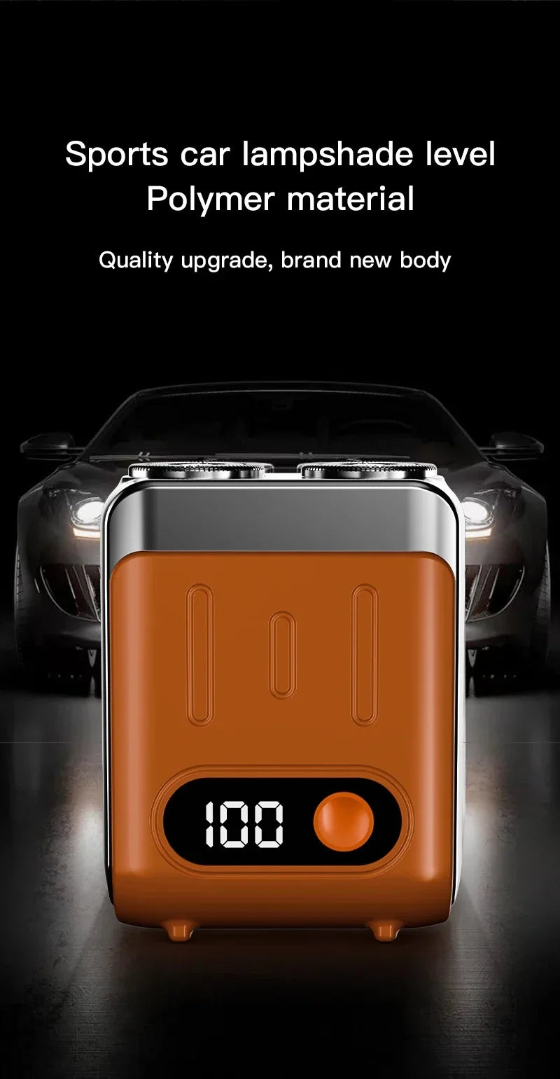 R20 Mini Electric Smart Shaver Shaver Digital Display Dual Blade Rechargeable Shaver Powerful Beard Trimmer Household Car Shaver