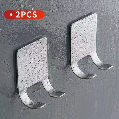 2CPS Stainless Steel Shaver Rack - Bathroom Shaver Hook - Hanging Rack Storage Bracket - Old-Fashioned Manual Shaver Holder