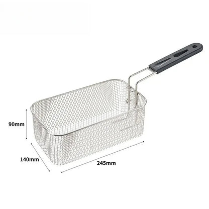 4L Electric Deep Fryers Oil Oven Adjustable Thermostat Fried Chicken Grill French Fries Frying Machine Heating Cooker 2000W