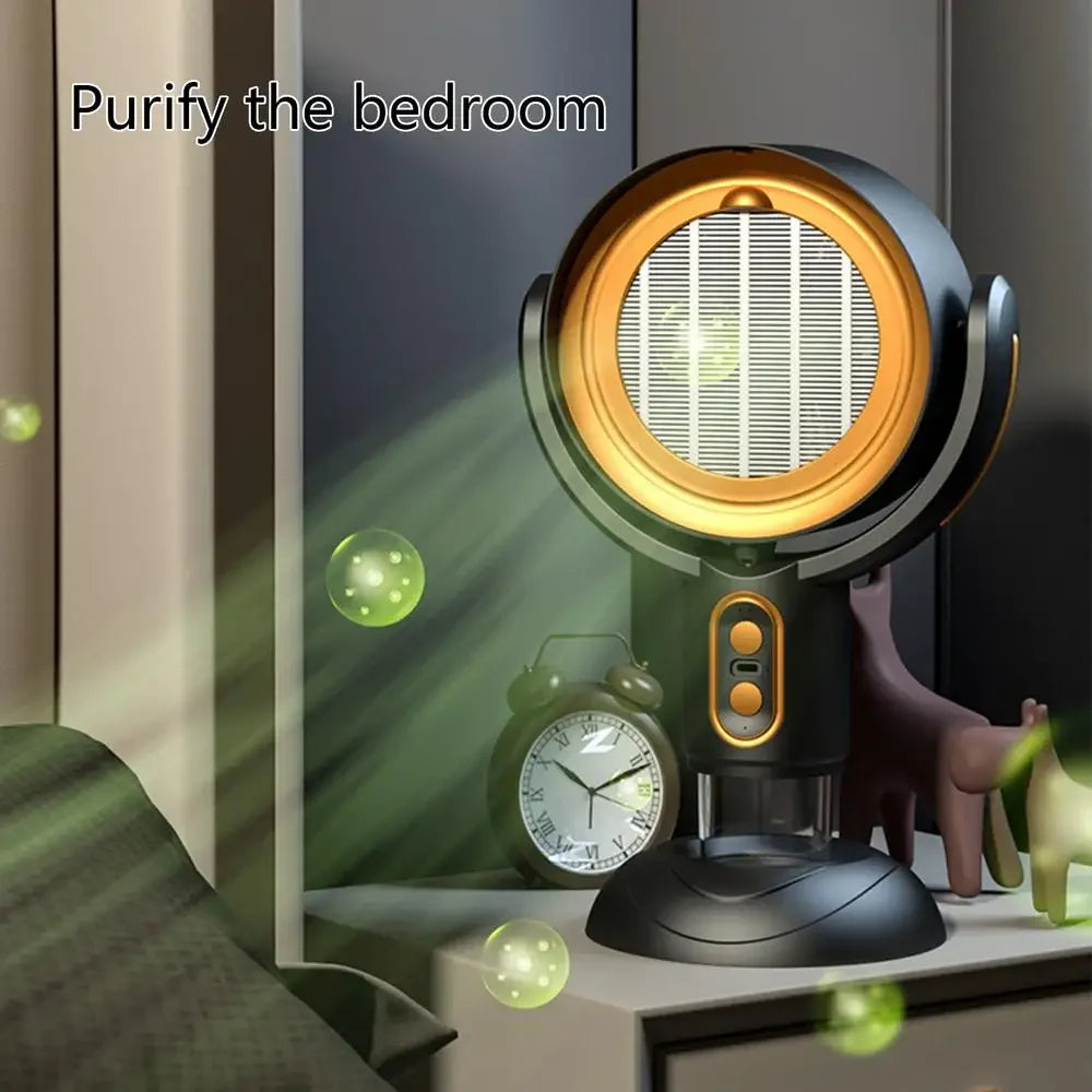 Portable Range Hood for Cooking Table Range Hood Vent Kitchen Hoods 2 Speed Exhaust Fan Retractable Negative Ion Air Purifier